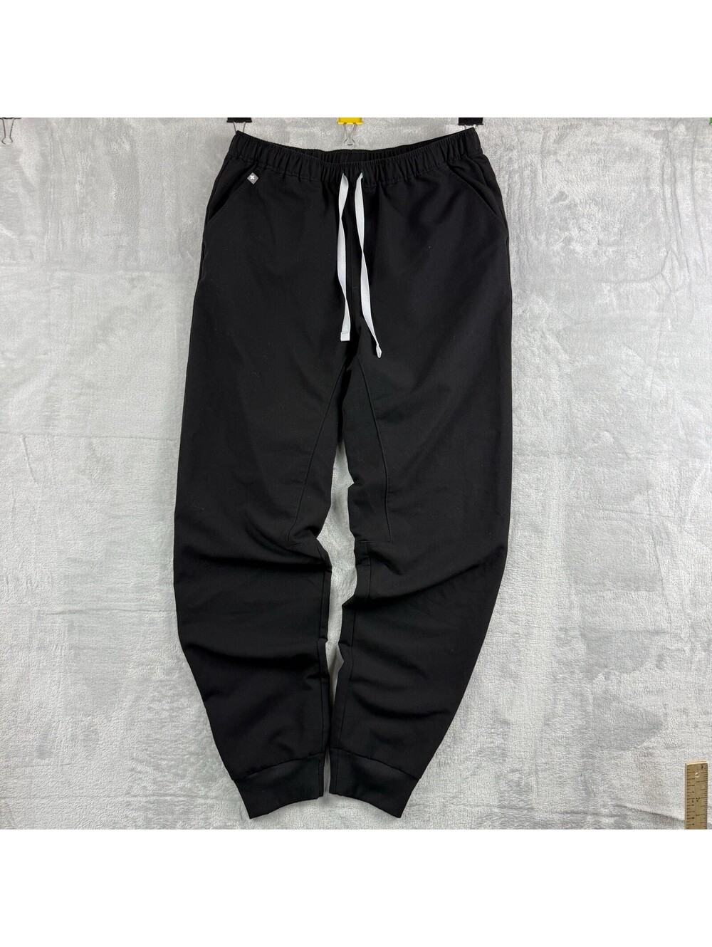 FIGS Tansen Joggers Black Men Sz M/Tall Tech Scrub Uniform Work Medical Pockets